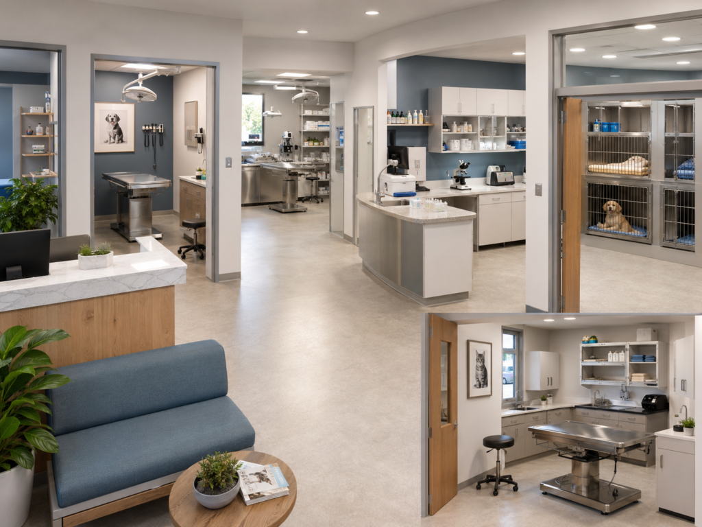 How to Organize a Veterinary Clinic: Waiting Room, Examination Rooms, Laboratory and Other Essential Areas