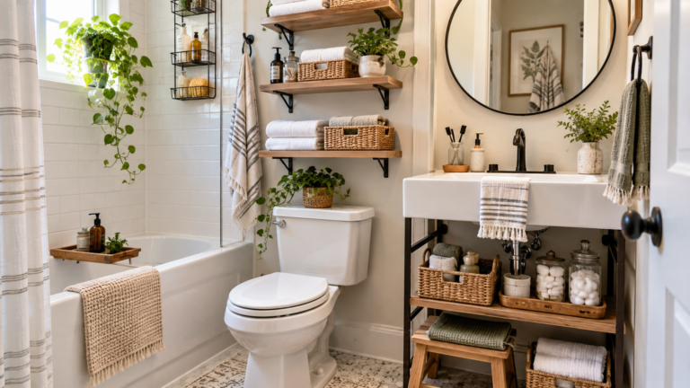 How to Organize a Small Bathroom Without Adding More Cabinets